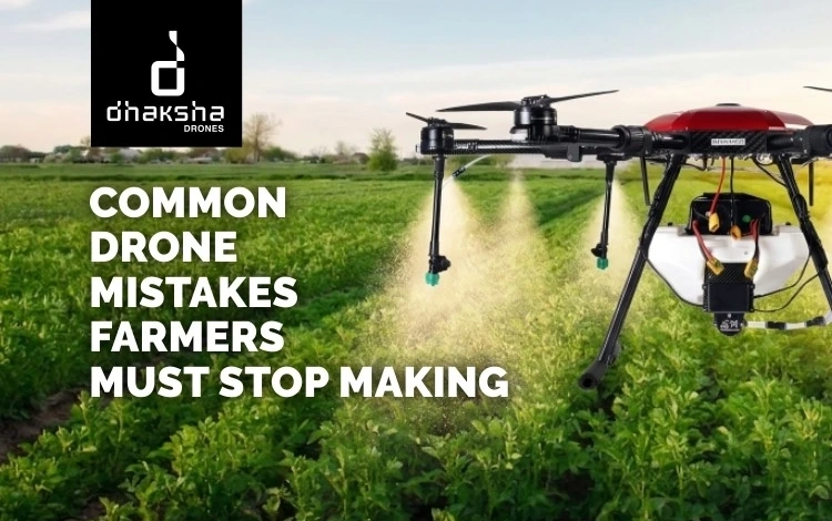 Common Mistakes Farmers Make While Using Agricultural Drones