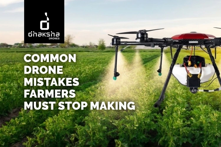 Common Mistakes Farmers Make While Using Agricultural Drones
