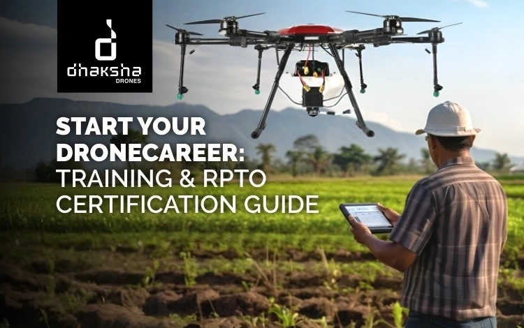How can I book a drone training agency for Survey and mapping services and an RPTO certificate